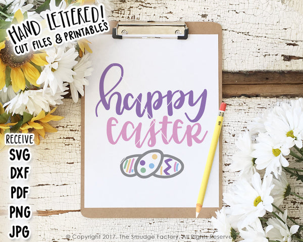 Happy Easter SVG & Printable