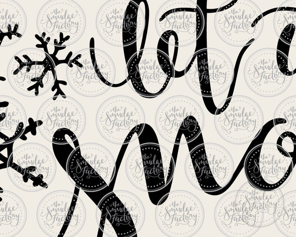 Let It Snow SVG & Printable