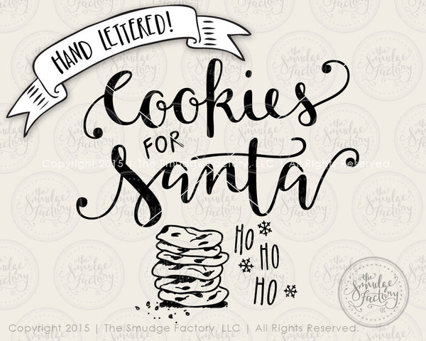 Cookies for Santa SVG & Printable