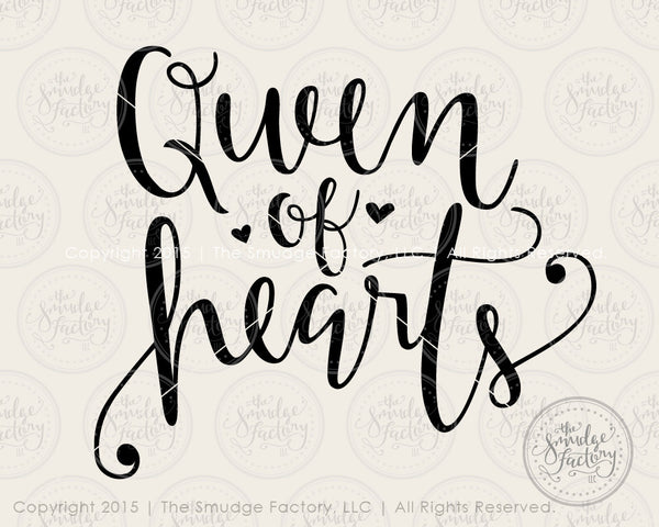 Queen of Hearts SVG & Printable