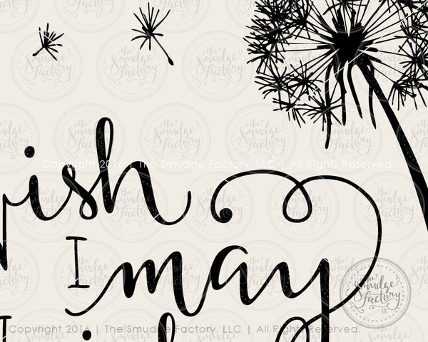 Wish I May, Star light SVG & Printable