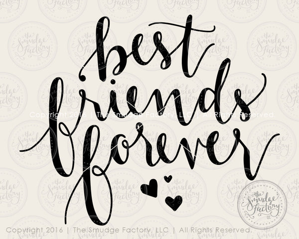 Best Friends Forever SVG & Printable