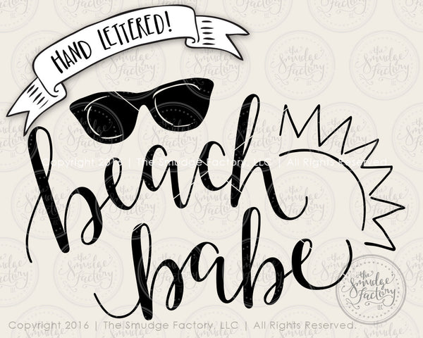 Beach Babe SVG & Printable