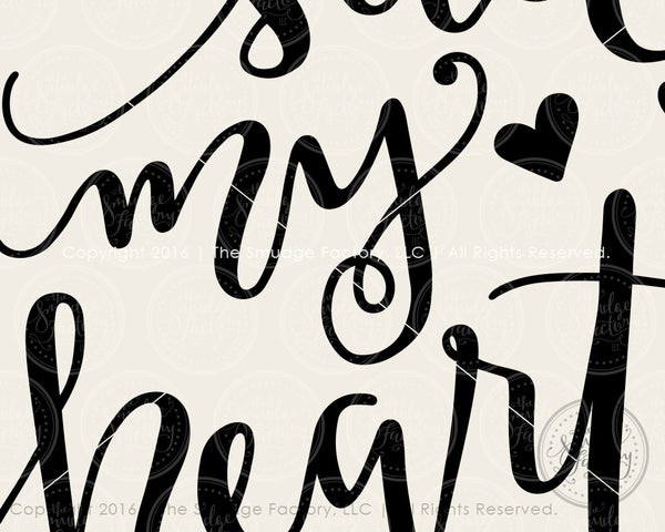 Be Still My Heart SVG & Printable