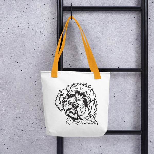 Labradoodle Graphic Tote Bag